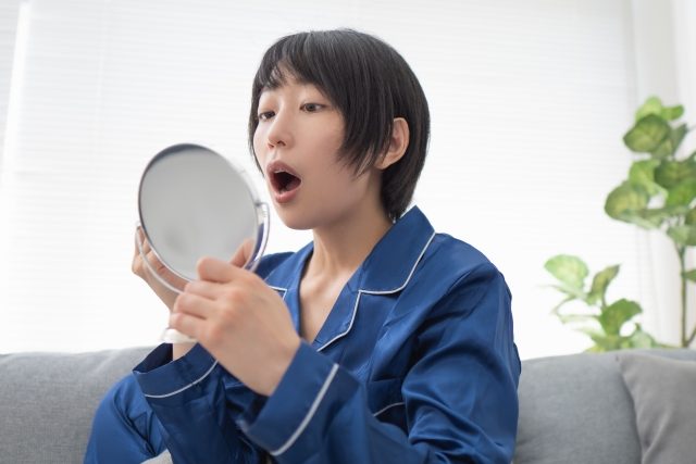 お口の確認